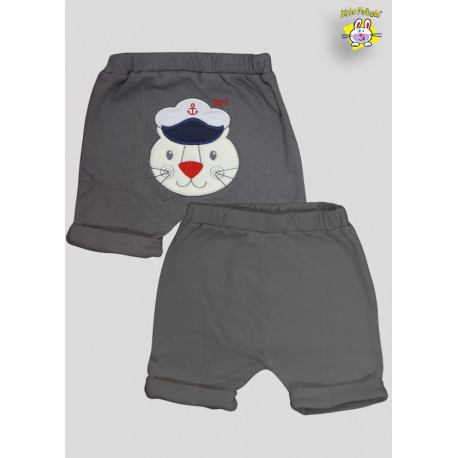 SHORTS SUEDINE C/PUNHO BORD. CAPITAO LEAO (O)