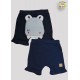 SHORTS SUEDINE C/PUNHO BORD. DINOSSAURO C/ETQ. TERMO (O)