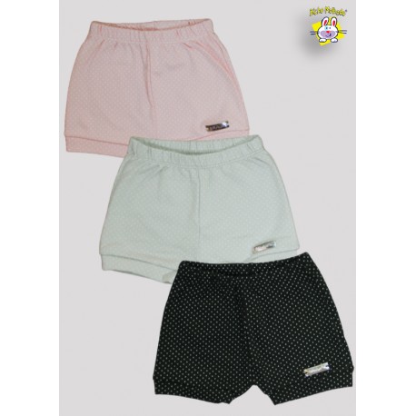 SHORTS SUEDINE C/PUNHO E ETQ. PLASTICA (A)