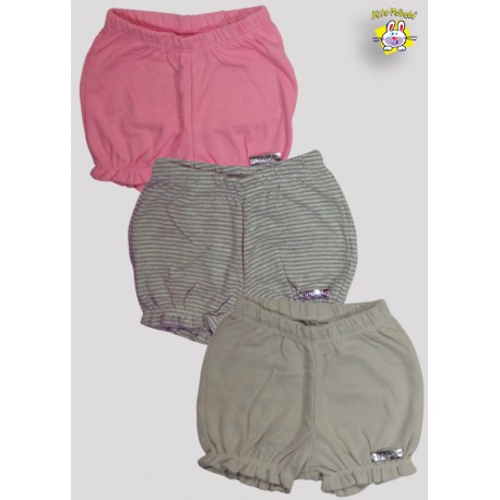 SHORTS SUEDINE C/BARRA ETQ. PLAST (A)
