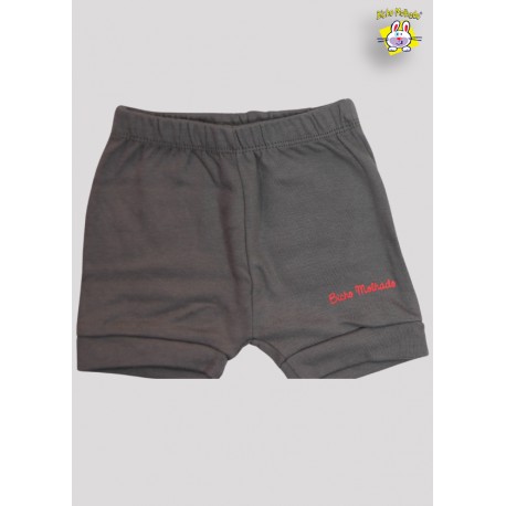 SHORTS SUEDINE C/PUNHO EST. BICHO MOLHADO (O)