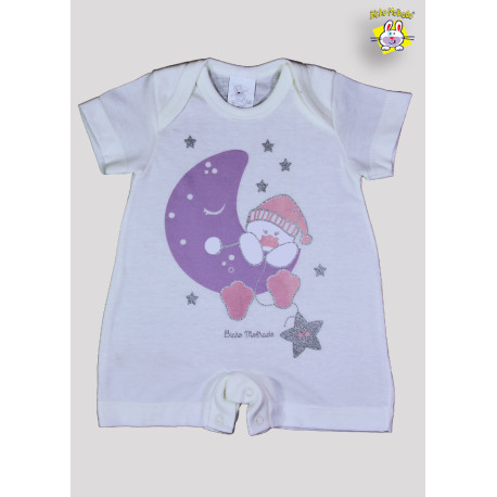 MACACAO PIJAMA M.MALHA M/C EST. PATA (A)