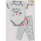 CONJ. BODY SUED. M/C BORD. TRUE FRIEND + CALCA EST.COR RN SOLA/P-XG BARRA (O)