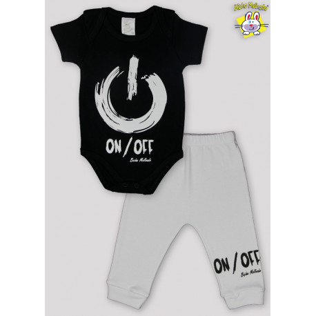 CONJ. BODY SUED. M/C EST. + CALCA C/PUNHO EST. ON/OFF (N)