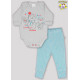 CONJ. BODY SUED. M/L EST. SNOWMAN + CALCA FT. PE REVERSIVEL LISA (O)
