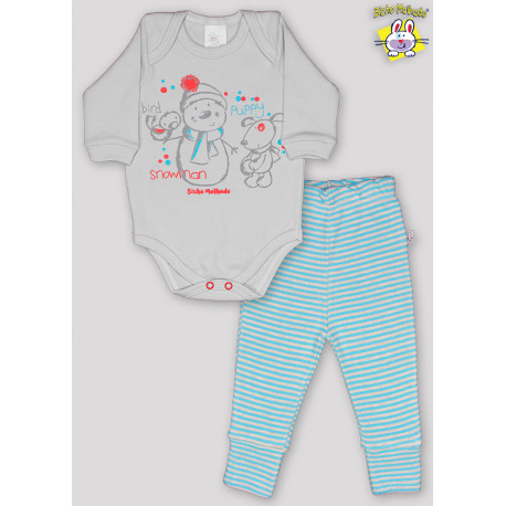 CONJ. BODY SUED. M/L EST. SNOWMAN + CALCA FT. PE REVERSIVEL LISA (O)