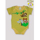 CONJ BODY M/C EST. BICHOS + CALCA BORD. MACACO C/ PUNHO (O)