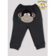 CONJ BODY M/C EST. BICHOS + CALCA BORD. MACACO C/ PUNHO (O)