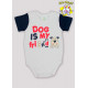 CONJ BODY SUED. AB.CANOA M/C EST. DOG + CALCA SUED. BORD C/ PUNHO+ PANO DE BOCA BORD. (O)