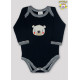 CONJ BODY SUED. M/L BORD. + CALCA LISTRINHAS C/SOLA BORD. URSO (O)