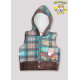 CONJ COLETE SOFT C/ CAPUZ + BODY M/L + CALCA DE PLUSH BORD.AVIADORES (O)